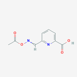 6-{[(Acetyloxy)imino]methyl}pyridine-2-carboxylic acid