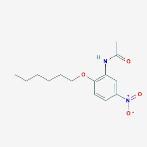 N-[2-(Hexyloxy)-5-nitrophenyl]acetamide