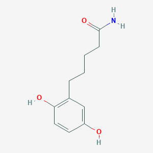 5-(2,5-Dihydroxyphenyl)pentanamide