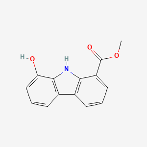 molecular formula C14H11NO3 B15425169 Methyl 8-hydroxy-9H-carbazole-1-carboxylate CAS No. 104904-63-4