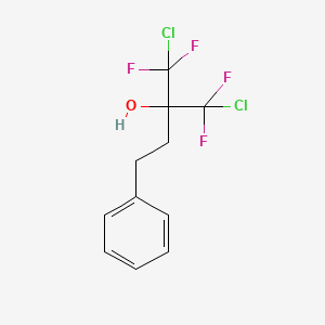 1-Propanol, 1,1-bis(chlorodifluoromethyl)-3-phenyl-