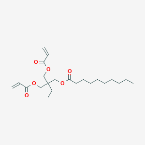 B15425770 2,2-Bis[(acryloyloxy)methyl]butyl decanoate CAS No. 102838-85-7