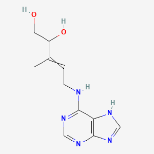 3-Methyl-5-[(7H-purin-6-yl)amino]pent-3-ene-1,2-diol