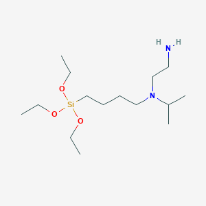 N~1~-(Propan-2-yl)-N~1~-[4-(triethoxysilyl)butyl]ethane-1,2-diamine