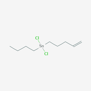 Butyl(dichloro)(pent-4-en-1-yl)stannane