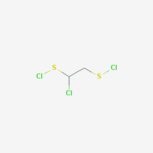 1-Chloro-1,2-bis(chlorosulfanyl)ethane