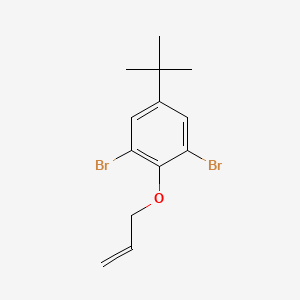 Benzene, 1,3-dibromo-5-(1,1-dimethylethyl)-2-(2-propenyloxy)-