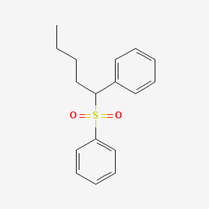 [1-(Benzenesulfonyl)pentyl]benzene