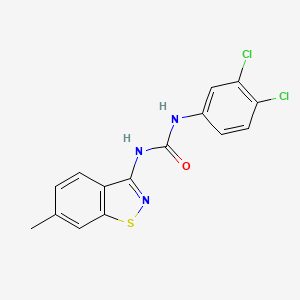 1-(3,4-Dichlorophenyl)-3-(6-methyl-1,2-benzothiazol-3-yl)urea