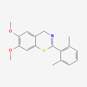 2-(2,6-Dimethylphenyl)-6,7-dimethoxy-4H-1,3-benzothiazine