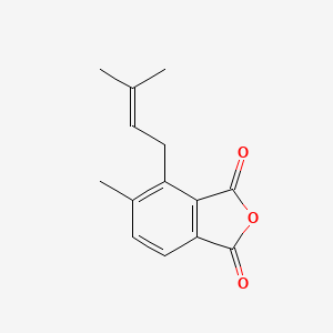 5-Methyl-4-(3-methylbut-2-en-1-yl)-2-benzofuran-1,3-dione