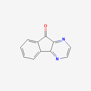 molecular formula C11H6N2O B15426294 9H-Indeno[1,2-b]pyrazin-9-one CAS No. 93194-44-6