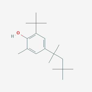 2-tert-Butyl-6-methyl-4-(2,4,4-trimethylpentan-2-yl)phenol