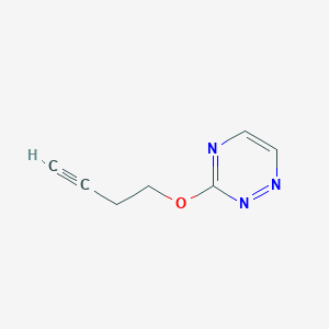 3-[(But-3-yn-1-yl)oxy]-1,2,4-triazine