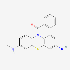 [3,7-Bis(methylamino)-10H-phenothiazin-10-yl](phenyl)methanone