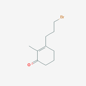 3-(3-Bromopropyl)-2-methylcyclohex-2-en-1-one