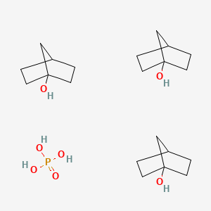 molecular formula C21H39O7P B15426496 Bicyclo[2.2.1]heptan-1-ol;phosphoric acid CAS No. 97905-14-1