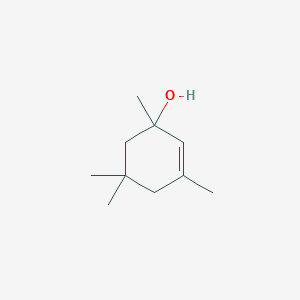 molecular formula C10H18O B15426601 1,3,5,5-Tetramethylcyclohex-2-en-1-ol CAS No. 94925-94-7