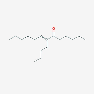 molecular formula C17H32O B15426789 7-Butyltridec-7-EN-6-one CAS No. 96323-83-0