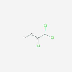 molecular formula C4H5Cl3 B15426820 1,1,2-Trichlorobut-2-ene CAS No. 91034-41-2