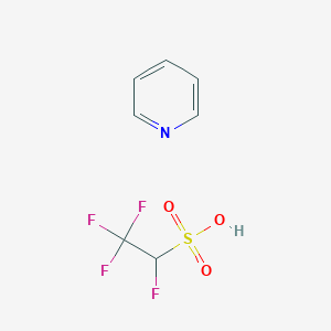 molecular formula C7H7F4NO3S B15426842 Pyridine;1,2,2,2-tetrafluoroethanesulfonic acid CAS No. 91145-99-2