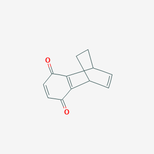 molecular formula C12H10O2 B15426869 1,4-Ethanonaphthalene-5,8-dione, 1,4-dihydro- CAS No. 91368-37-5