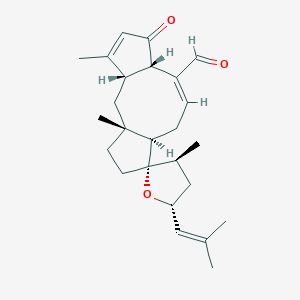 molecular formula C25H34O3 B015427 Anhydroophiobolin A CAS No. 6026-65-9