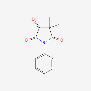 4,4-Dimethyl-1-phenylpyrrolidine-2,3,5-trione