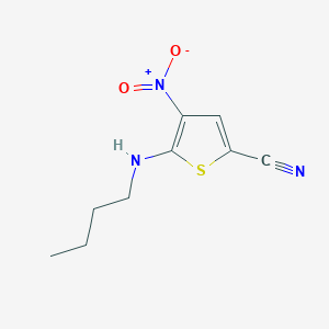 5-(Butylamino)-4-nitrothiophene-2-carbonitrile