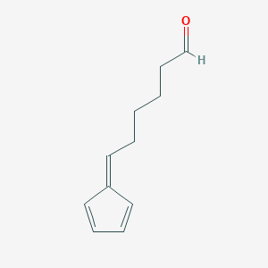 6-(Cyclopenta-2,4-dien-1-ylidene)hexanal