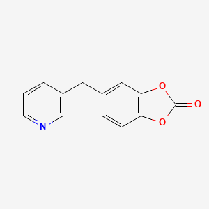 5-[(Pyridin-3-yl)methyl]-2H-1,3-benzodioxol-2-one