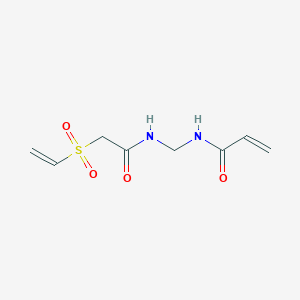 N-{[2-(Ethenesulfonyl)acetamido]methyl}prop-2-enamide