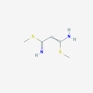 Methyl 3-amino-3-(methylsulfanyl)prop-2-enimidothioate