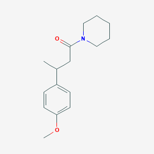 3-(4-Methoxyphenyl)-1-(piperidin-1-yl)butan-1-one