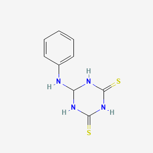 6-Anilino-1,3,5-triazinane-2,4-dithione