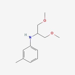 N-(1,3-dimethoxypropan-2-yl)-3-methylaniline