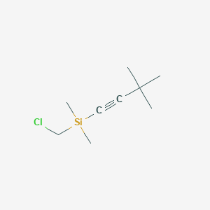(Chloromethyl)(3,3-dimethylbut-1-yn-1-yl)dimethylsilane