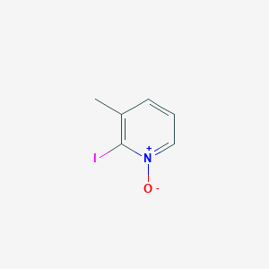 2-Iodo-3-methyl-1-oxo-1lambda~5~-pyridine