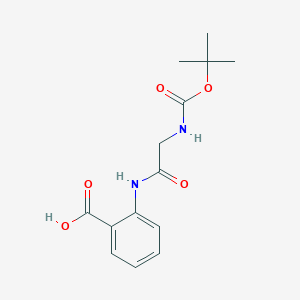 2-{[N-(tert-Butoxycarbonyl)glycyl]amino}benzoic acid