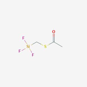 S-[(Trifluorosilyl)methyl] ethanethioate