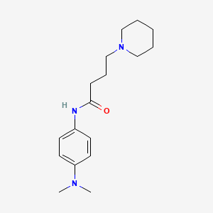 N-[4-(Dimethylamino)phenyl]-4-(piperidin-1-yl)butanamide