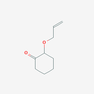 molecular formula C9H14O2 B15428025 2-[(Prop-2-en-1-yl)oxy]cyclohexan-1-one CAS No. 94532-07-7