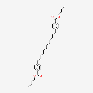 Dibutyl 4,4'-(dodecane-1,12-diyl)dibenzoate