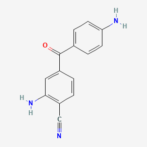 2-Amino-4-(4-aminobenzoyl)benzonitrile