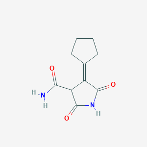 4-Cyclopentylidene-2,5-dioxopyrrolidine-3-carboxamide