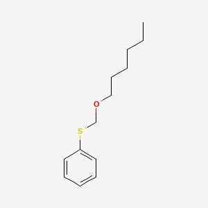 {[(Hexyloxy)methyl]sulfanyl}benzene