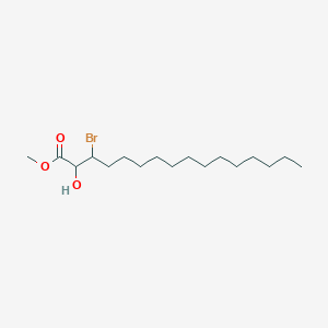 Methyl 3-bromo-2-hydroxyhexadecanoate