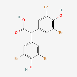 Bis(3,5-dibromo-4-hydroxyphenyl)acetic acid