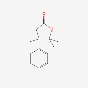 4,5,5-Trimethyl-4-phenyloxolan-2-one