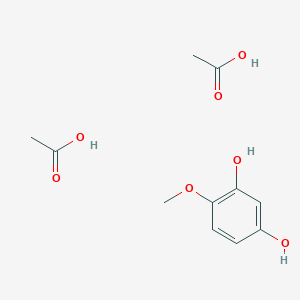 Acetic acid;4-methoxybenzene-1,3-diol